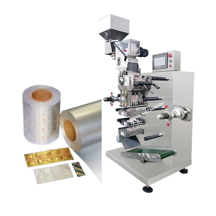 Filling and aluminum foil sealing machine