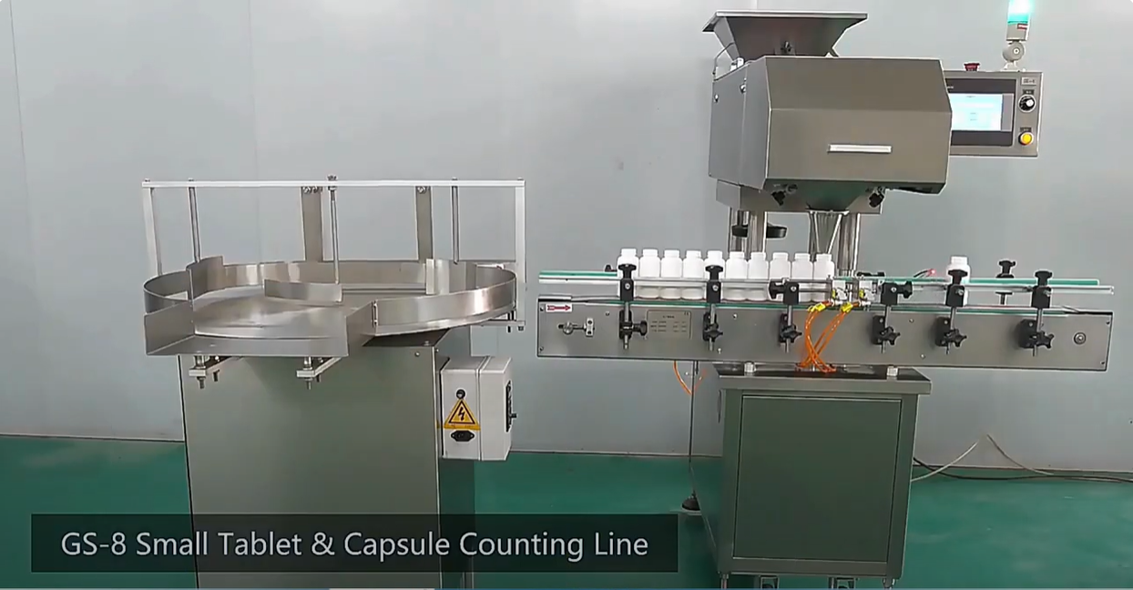 Tablet counter filling machine