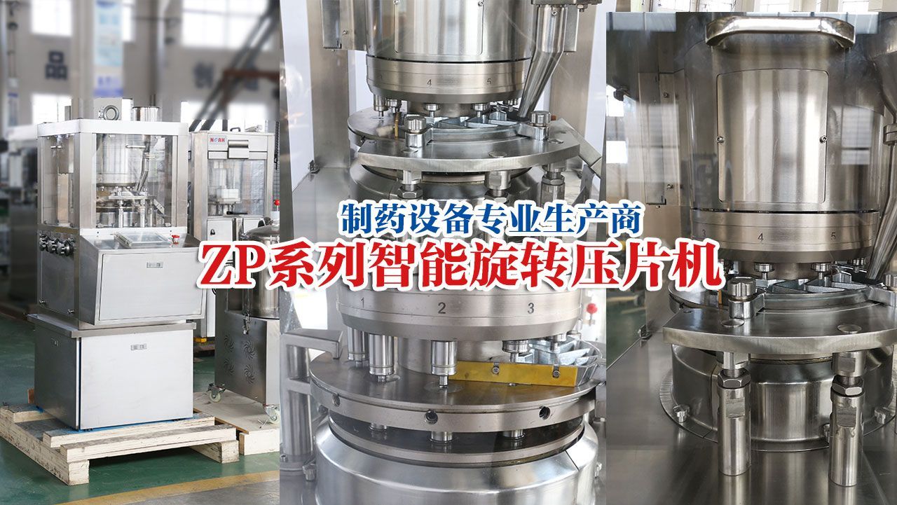 Double rotary tablet press machine